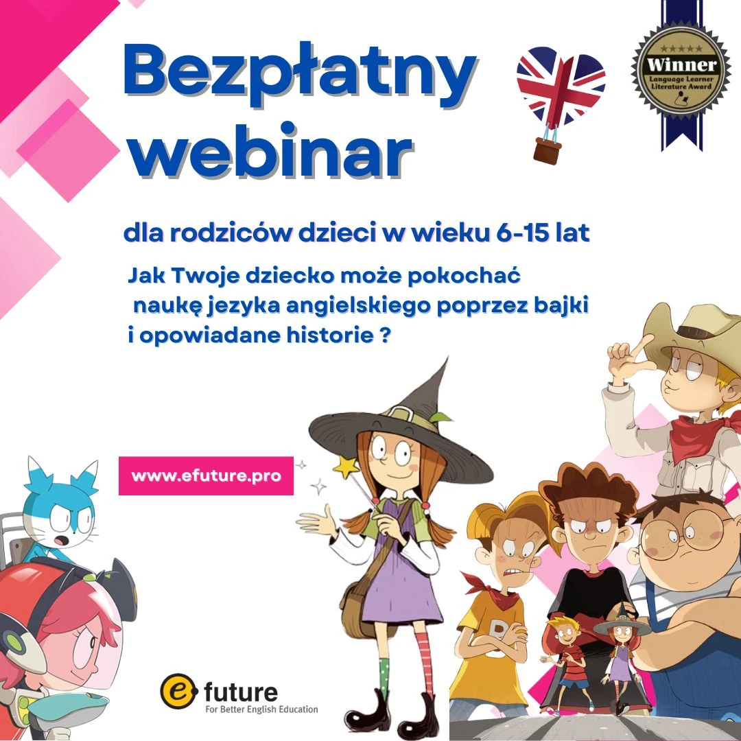 Webinar dla rodziców o nauce angielskiego dzieci