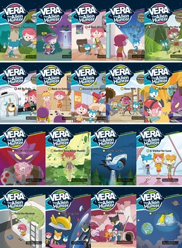 18 comics for children Vera The Alien Hunter Level 1,2,3