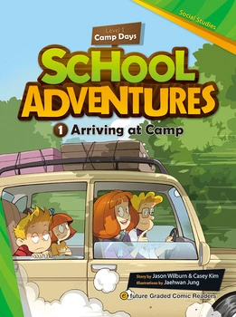 Comic In English for children School Adventures Level 1 Story 1