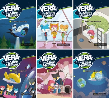 6 comics in English for children Vera The Alien Hunter Level 3