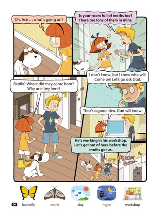 Comic In English for children School Adventures Level 3 Story 1