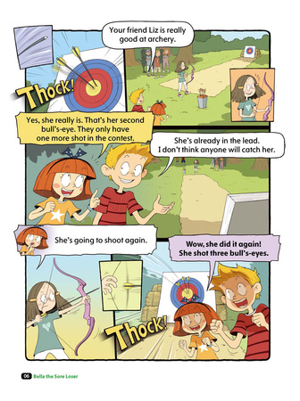 Comic In English for children School Adventures Level 1 Story 5