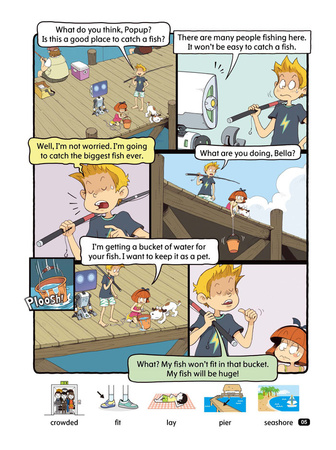 Comic In English for children School Adventures Level 3 Story 6