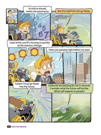 Comic In English for children School Adventures Level 2 Story 5