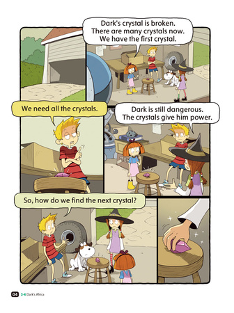 Comic In English for children Magic Adventures Level 3 Story 4