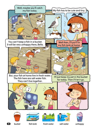 Comic In English for children School Adventures Level 3 Story 6