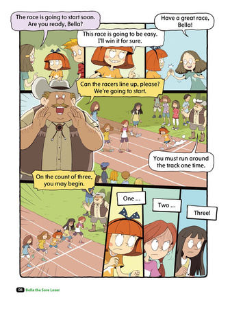 Comic In English for children School Adventures Level 1 Story 5