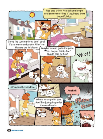 Comic In English for children School Adventures Level 3 Story 1