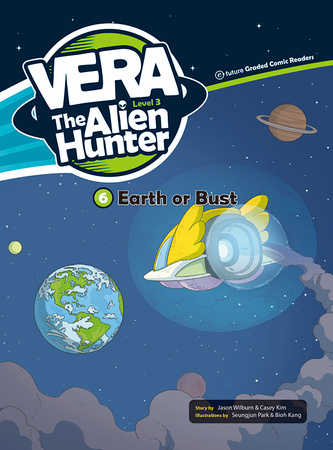 Comic book for children in English Vera The Alien Hunter Level 3 Story 6