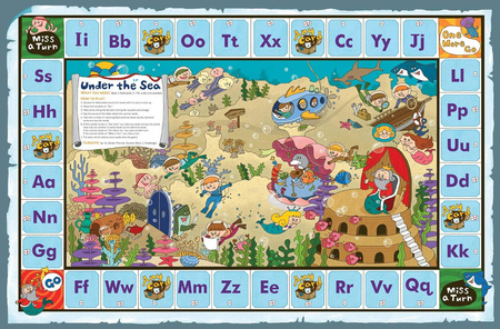 Smart Phonics 1 Big Game Book - Single Letters