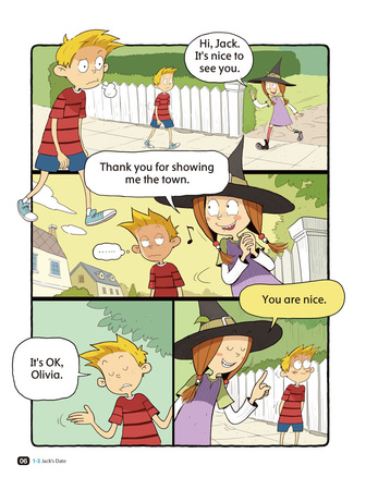 Comic In English for children Magic Adventures Level 1 Story 3