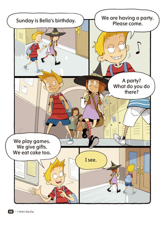 Comic In English for children Magic Adventures Level 1 Story 5