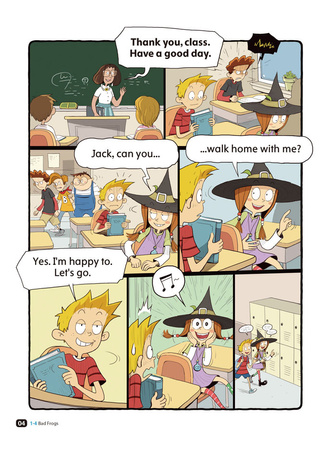 Comic In English for children Magic Adventures Level 1 Story 4