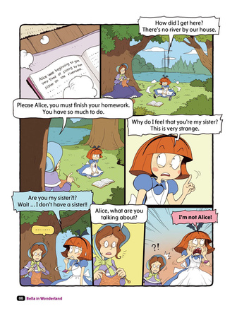 Comic In English for children School Adventures Level 2 Story 2