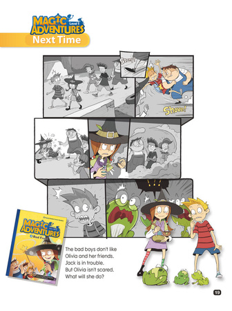 Comic In English for children Magic Adventures Level 1 Story 3