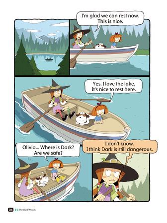 Comic In English for children Magic Adventures Level 3 Story 3