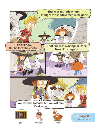 Comic In English for children Magic Adventures Level 3 Story 6