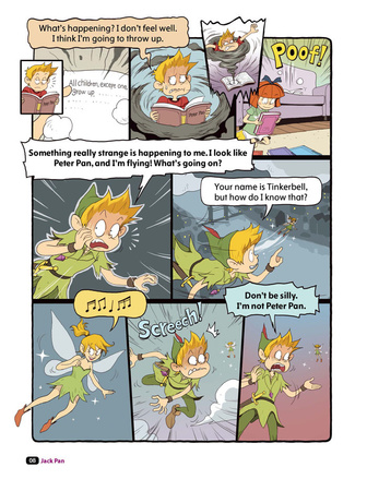 Comic In English for children School Adventures Level 2 Story 1