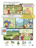 Comic In English for children School Adventures Level 1 Story 2