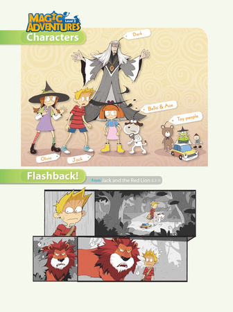 Comic In English for children Magic Adventures Level 2 Story 4