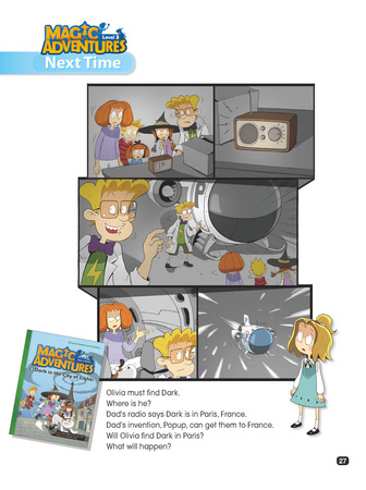 Comic In English for children Magic Adventures Level 3 Story 1