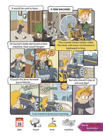 Comic In English for children School Adventures Level 2 Story 5