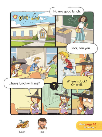 Comic In English for children Magic Adventures Level 1 Story 2