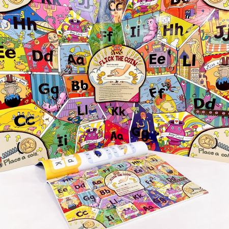 Smart Phonics 1 Big Game Book - Single Letters
