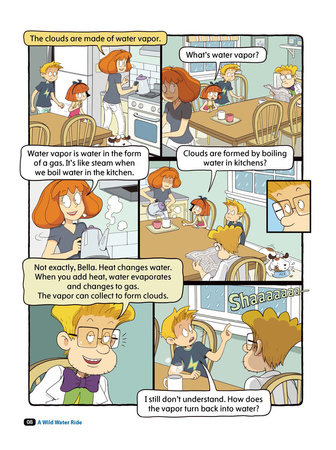 Comic In English for children School Adventures Level 3 Story 5