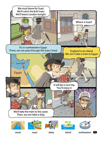 Comic In English for children School Adventures Level 2 Story 3