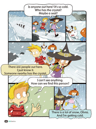 Comic In English for children Magic Adventures Level 3 Story 5