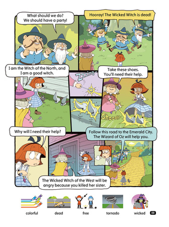 Comic In English for children School Adventures Level 2 Story 4