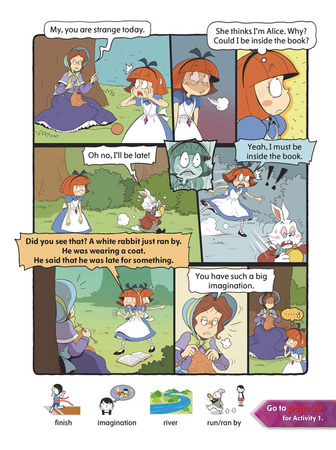 Comic In English for children School Adventures Level 2 Story 2