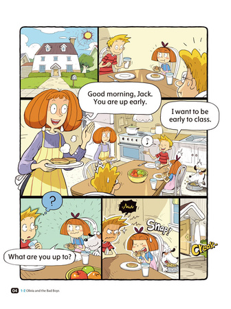 Comic In English for children Magic Adventures Level 1 Story 2