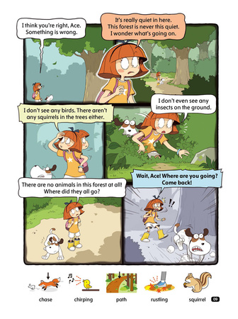 Comic In English for children School Adventures Level 3 Story 4