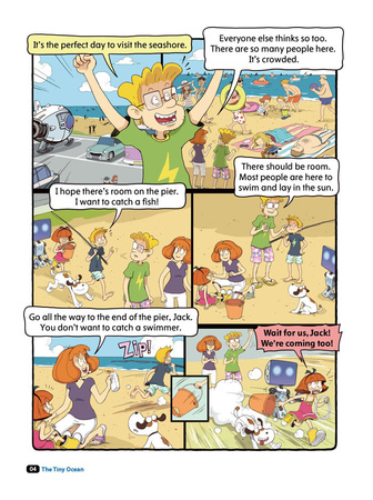 Comic In English for children School Adventures Level 3 Story 6