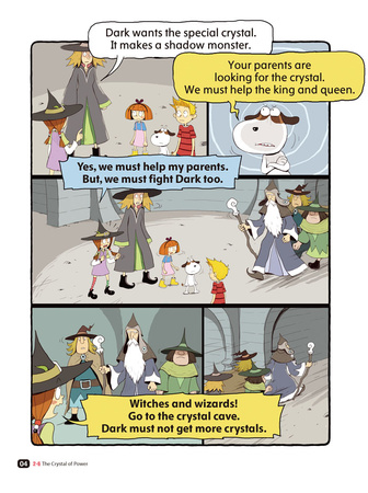 Comic In English for children Magic Adventures Level 2 Story 5