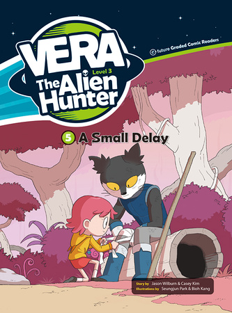 Comic book for children in English Vera The Alien Hunter Level 3 Story 5