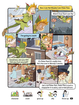 Comic In English for children School Adventures Level 2 Story 1