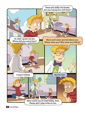 Comic In English for children School Adventures Level 2 Story 3