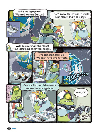 Comic In English for children School Adventures Level 3 Story 2