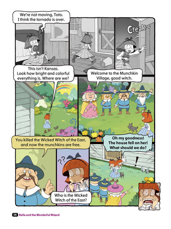 Comic In English for children School Adventures Level 2 Story 4