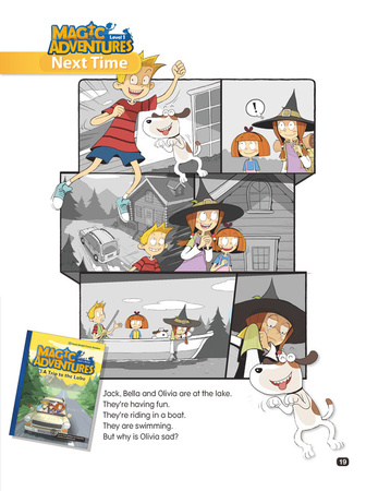 Comic In English for children Magic Adventures Level 1 Story 5