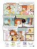 Comic In English for children School Adventures Level 3 Story 1