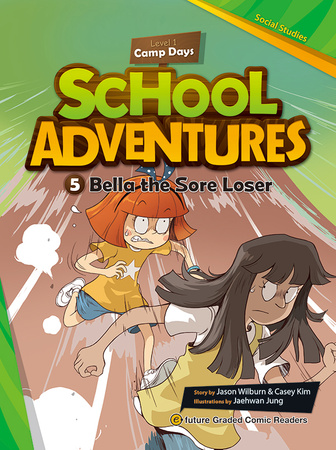 Comic In English for children School Adventures Level 1 Story 5