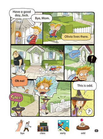 Comic In English for children Magic Adventures Level 1 Story 2