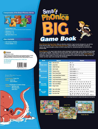 Smart Phonics 1 Big Game Book - Single Letters