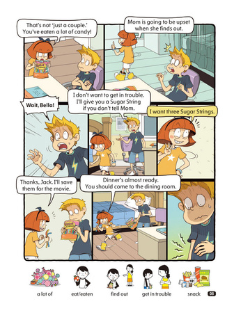 Comic In English for children School Adventures Level 3 Story 3