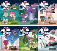 6 comics in English for children Vera The Alien Hunter Level 1