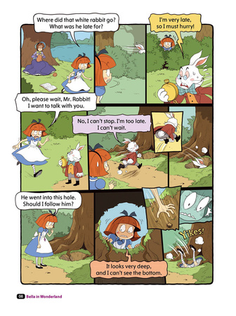 Comic In English for children School Adventures Level 2 Story 2